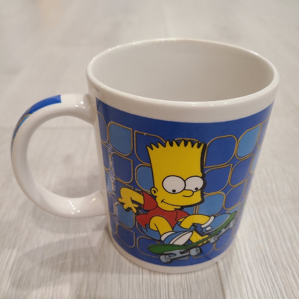 Simpsons. Bart Skateboarding Collectors  Mug 2006 Fox